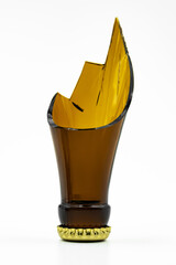 Kaputte Bierflasche