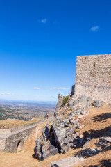 Marvao castle on the top of a mountain