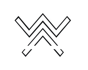 w initial logo letters and logo designs