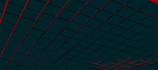 3D-Render Abstract colorful linear background texture shape mosaic squares geometric digital cube cubes