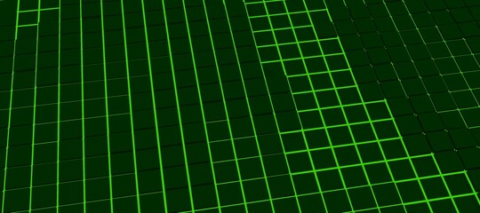 3D-Render Abstract colorful linear background texture shape mosaic squares geometric digital cube cubes