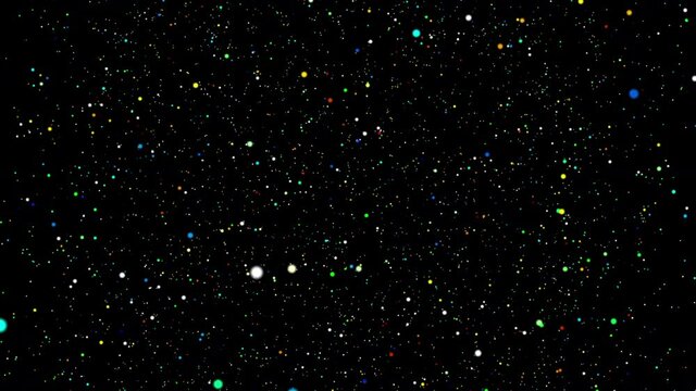 seamless loop of virtual photons in empty space, simulation