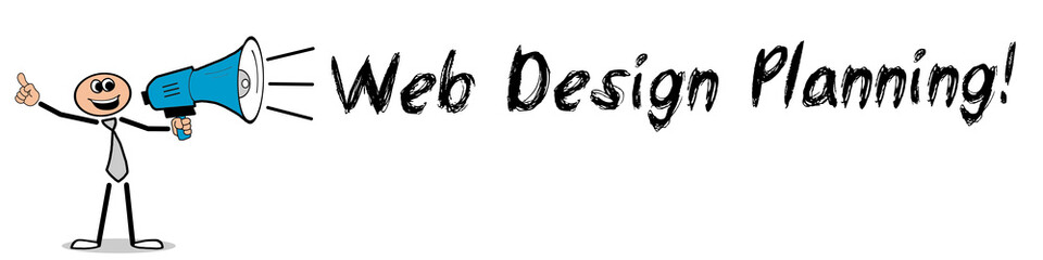 Fototapeta premium Web Design Planning! 