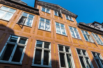 Fototapeta na wymiar Old classic house in Copenhagen, Denmark