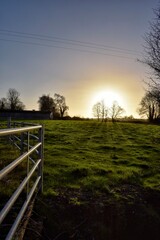 Fototapeta na wymiar Beautiful Morning Irish Countryside