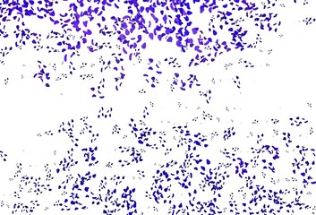 Light Purple vector template with memphis shapes.