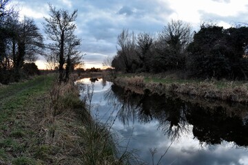 Beautiful Sunrise at Irish Canal