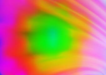 Light Multicolor, Rainbow vector abstract bright template. Creative illustration in halftone style with gradient. Brand new style for your business design.