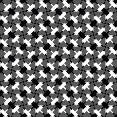 Vector seamless pattern texture background with geometric shapes, colored in black, grey, white colors.