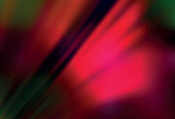 Dark Green, Red vector glossy abstract background.