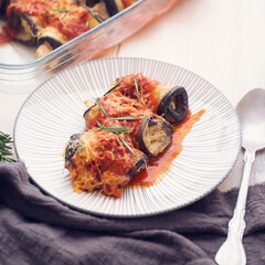 Involtini de berenjena