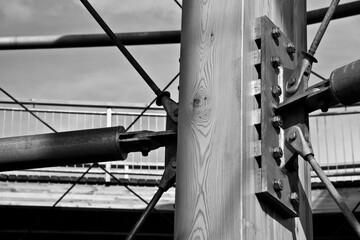 Wood and steel