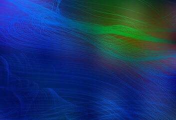 Dark Blue, Yellow vector abstract blurred background.