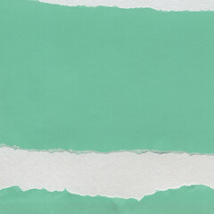 Colorful torn paper collage close-up. Texture made from various paper and cardboard parts. Damaged...