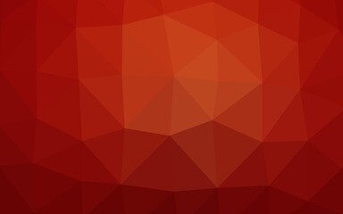 Light Red vector abstract mosaic background. An elegant bright illustration with gradient. Polygonal design for your web site.
