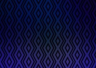 Dark BLUE vector backdrop with lines, cubes. Colorful illustration with lines, cubes on abstract template. Smart design for your business advert.