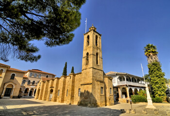 Fototapeta premium The Cathedral of St. John the Theologian located in Nicosia, the capital city of Cyprus. 