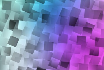 Light Pink, Blue vector background in polygonal style.