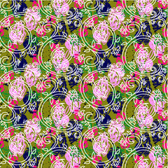 seamless pattern with ornament
