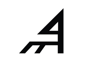 creative a initials and logo letters 