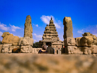 the shore temple at Mahabalipuram