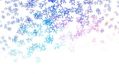 Light Blue, Red vector template with artificial intelligence structure.