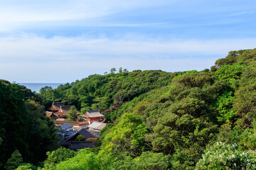 Fototapeta na wymiar 日御碕神社　島根県出雲市 Hinomisaki Shrine Shimane-ken Izumo city
