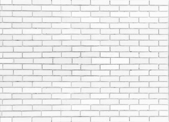 Fototapeta na wymiar White brick wall background.