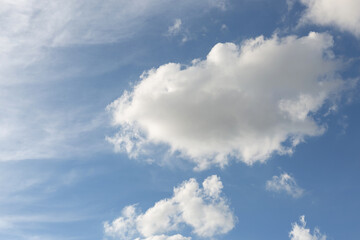 blue sky background with white clouds