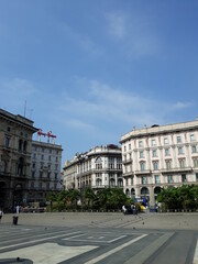 Fototapeta na wymiar Italienische Straßen und Gebäude 