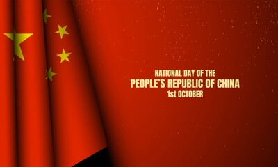 National Day of the People’s Republic of China. Poster, greeting card or banner for China.