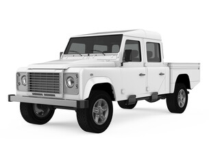 Pickup Truck Isolated