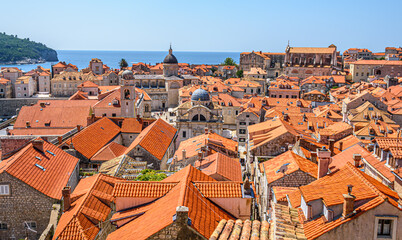 Fototapeta na wymiar Dubrovnik's roofs