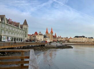 Fototapeta premium panorama of the old town