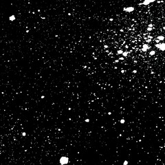 Vintage Dot. Simple Charcoal Illustration.