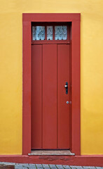 Colonial door at Sao Joao del Rei, Minas Gerais, Brazil