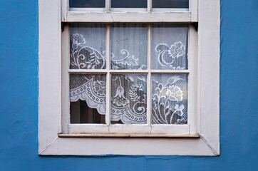 Colonial window (detail) in Sao Joao del Rei, Minas Gerais state, Brazil 