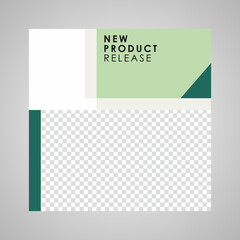 Fototapeta premium Editable Modern Template. Discount Promo Template. Social Media Post Template. Social Media Banner.