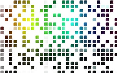 Light Multicolor, Rainbow vector template with crystals, rectangles. Beautiful illustration with rectangles and squares. Pattern for busines ad, booklets, leaflets