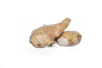 Ginger on a white background