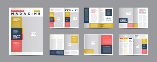 Minimal Magazine Design | Editorial Lookbook Layout | Fashion and Multipurpose portfolio | Photo Book Design