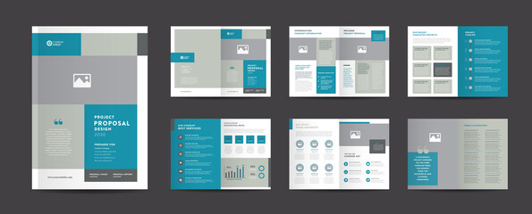 Corporate Business Project Proposal Design | Annual Report and Company Brochure | Booklet and Catalog Design