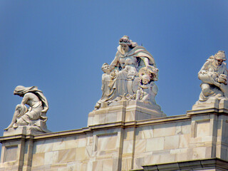 Fototapeta premium Victoria Memorial in Kolkata, which a famous landmark for the city of Calcutta