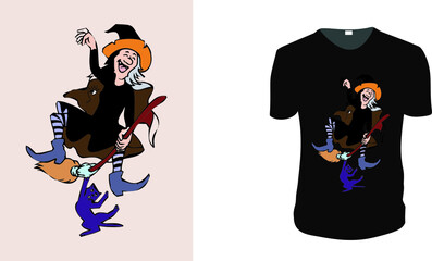 Halloween T-Shirt. Halloween Tee. Halloween Gift Idea, Halloween Vector graphic for t shirt, Vector graphic, Halloween Holidays.
