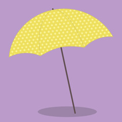 swimming umbrella yellow