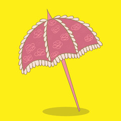 umbrella-ruffles-pink