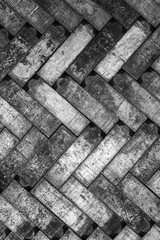 Woven mosaic lead bar background