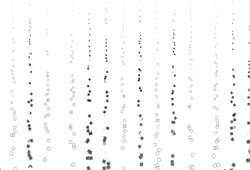 Light Silver, Gray vector cover with polygonal style.