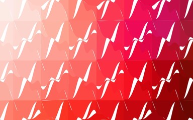 Light Red vector Low poly crystal background. Polygon design pattern. Low poly illustration, low polygon background.