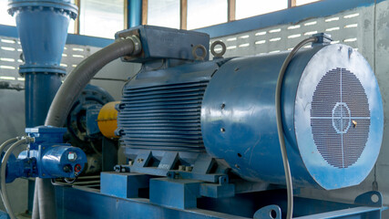 Electric motor factory equipment.